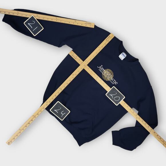 Historic Jamestowne Sweatshirt Womens Size Small Blue Jamestown Embroidered - Picture 4 of 10